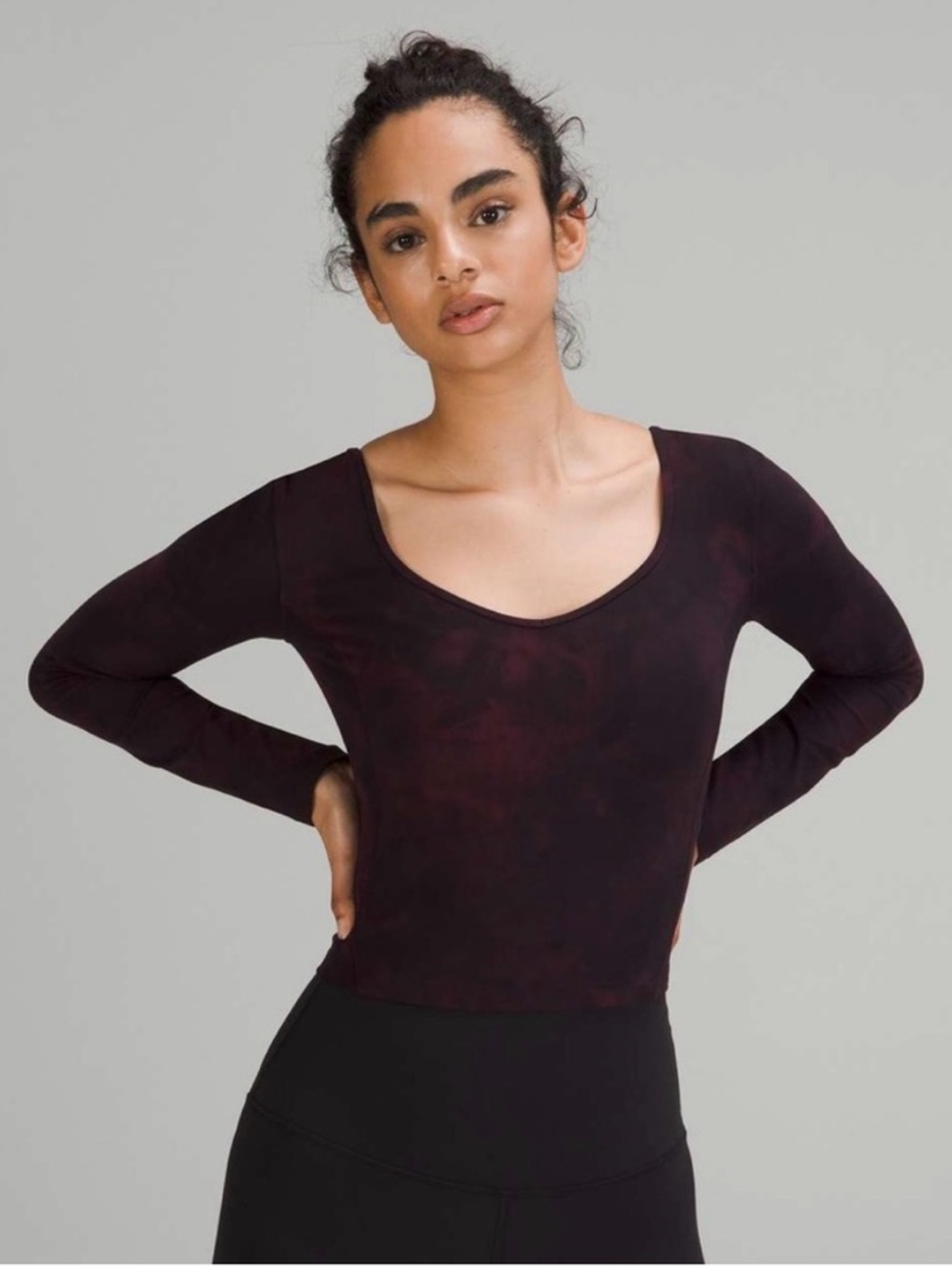 Align Long Sleeve Shirt in Diamond Cassis | lululemon